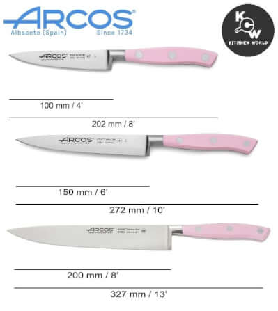 ชุดมีดทำครัว Arcos 855100 เช็ต 3 ชิ้น สีชมพู_2